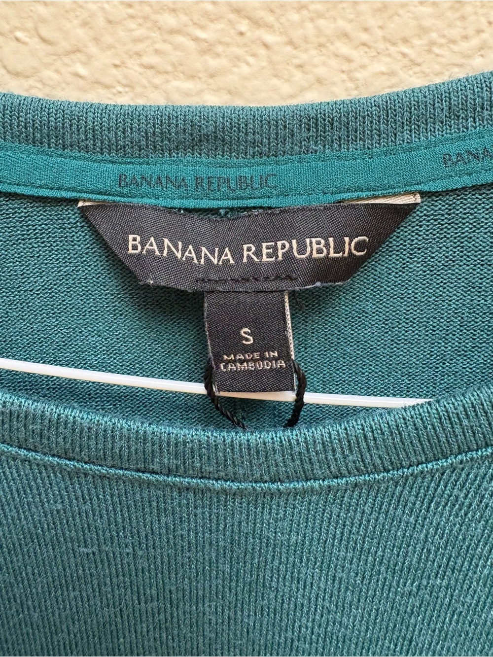 Banana Republic Deep Teal Long Sleeve Pullover - Picture 2 of 5
